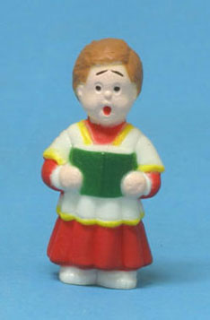 Dollhouse Miniature Choir Boy, Assorted Colors